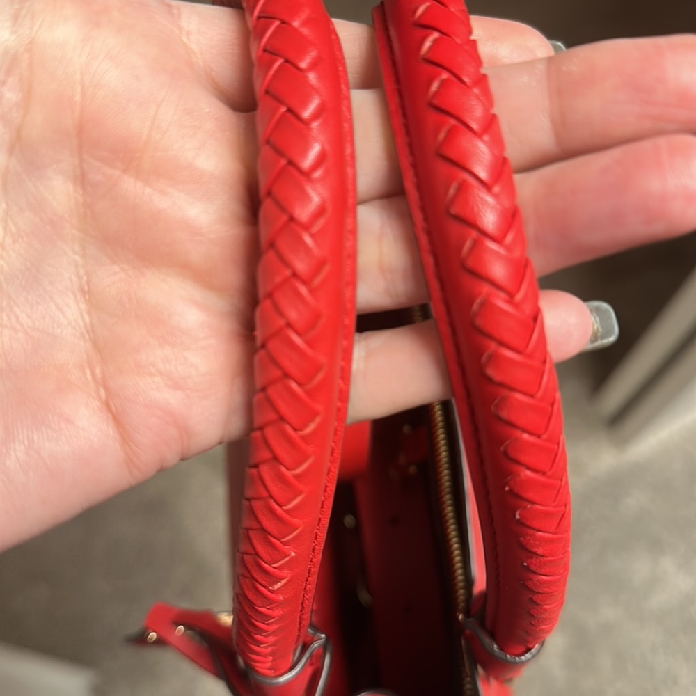 Michael Kors Blakley Red Handbag with strap and wallet NEW - Picture 13 of 16